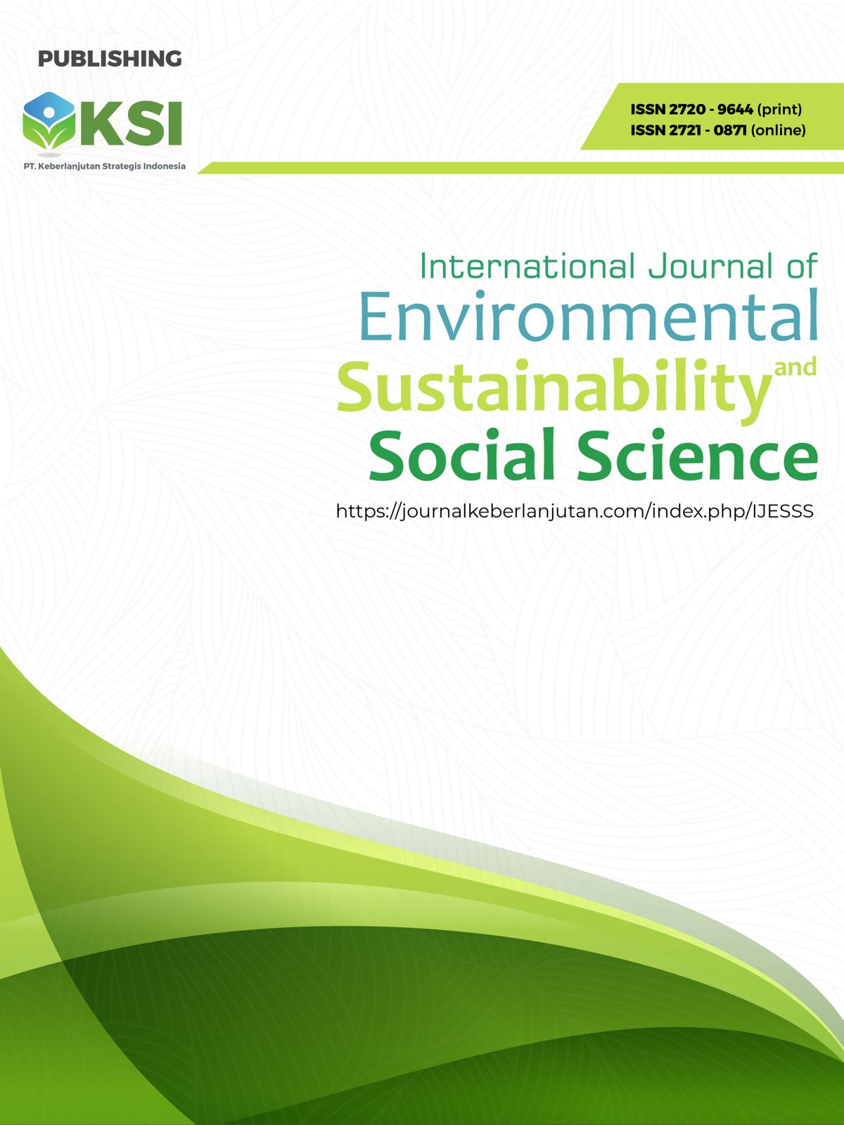 					View Vol. 6 No. 6 (2025): International Journal of Environmental, Sustainability, and Social Science (November - December 2025)-In Press
				