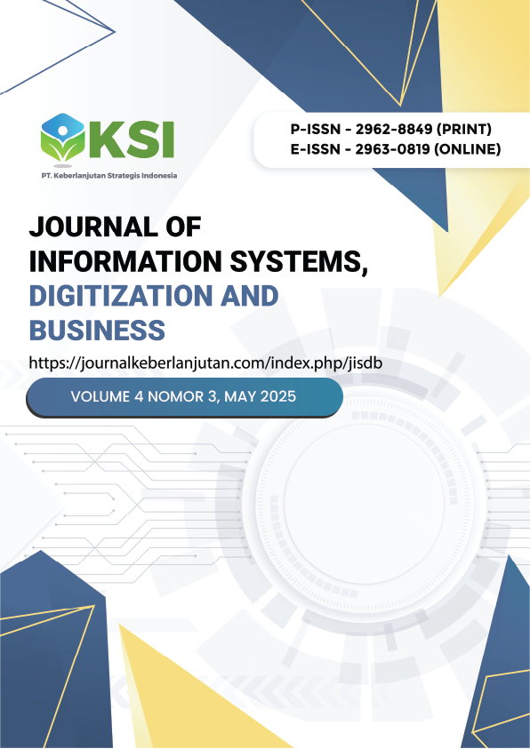 					View Vol. 5 No. 3 (2026):  Journal of Information Systems, Digitization and Business (August – October 2026)-In Press
				