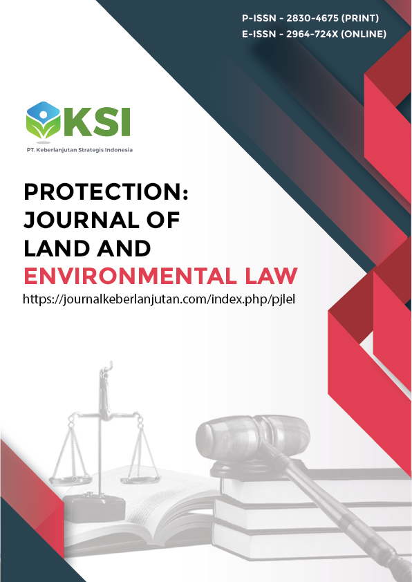 					View Vol. 4 No. 2 (2026): Protection: Journal Of Land And Environmental Law. (November – February 2026)
				